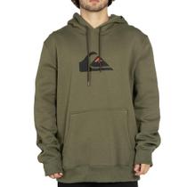 Moletom Quiksilver Canguru Comp Logo WT25 Verde Escuro