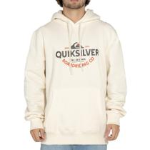 Moletom Quiksilver Canguru Typed Out Arch 18 W25 Off White Moletom Quiksilver Canguru Typed Out Arch 18 W25 Off White