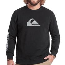 Moletom Quiksilver Careca Comp Logo PS WT26 Masculino Preto Moletom Quiksilver Careca Comp Logo PS WT26 Masculino Preto
