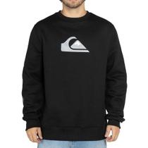 Moletom Quiksilver Careca Comp Logo WT25 Masculino Preto Moletom Quiksilver Careca Comp Logo WT25 Masculino Preto