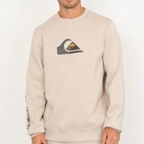Moletom Quiksilver Careca Comp Logo WT26 Masculino Areia Moletom Quiksilver Careca Comp Logo WT26 Masculino Areia