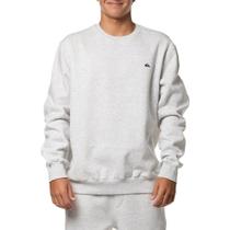 Moletom Quiksilver Careca Embroidery 280G WT24 Cinza Claro Moletom Quiksilver Careca Embroidery 280G WT24 Cinza Claro