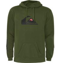 Moletom Quiksilver Comp Logo 2.0 Verde Escuro Reforçado 305G com Capuz