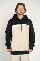 Moletom Quiksilver Q422a0138 C/Capuz Masculino Preto e Bege Moletom Quiksilver Q422a0138 C/Capuz Masculino Preto e Bege