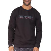Moletom Rip Curl Careca Brand Wordmark Medina WT23 Preto