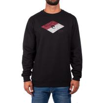 Moletom Rip Curl Icon Diamond Masculino Preto