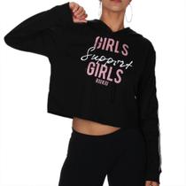 Moletom Riu Kiu Faixa Lateral Girls - Preto