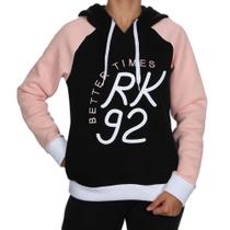 Moletom Riu Kiu Rk 92 - Preto/rosa