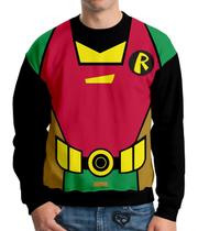 Moletom Robin Infantil UNISSEX Roupa blusa casaco Batman Moletom Robin Infantil UNISSEX Roupa blusa casaco Batman