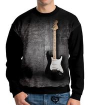 Moletom Rock N Roll Infantil UNISSEX Guitarra Blusa Casaco C