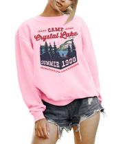 Moletom Rosa Tamanho G TeesAndTankYou Camp Crystal Lake Moletom Rosa Tamanho G TeesAndTankYou Camp Crystal Lake