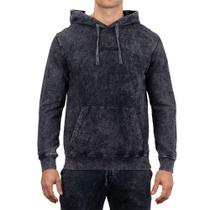 Moletom RVCA Canguru Shi Boo Ya Pullover Masculino Cinza