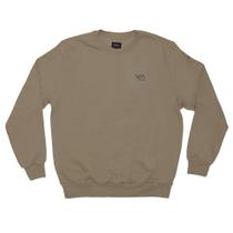 Moletom RVCA Careca VA Essential WT23 Masculino Caqui Moletom RVCA Careca VA Essential WT23 Masculino Caqui