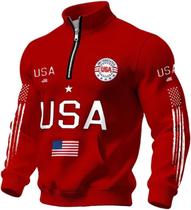 Moletom SAIHMRAMLE 250th Anniversary USA para homens e mulheres