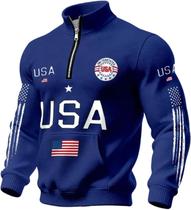 Moletom SAIHMRAMLE 250th Anniversary USA para homens e mulheres Moletom SAIHMRAMLE 250th Anniversary USA para homens e mulheres