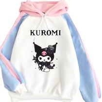 Moletom SANMU Loose Digital Pattern Dark Kuromi