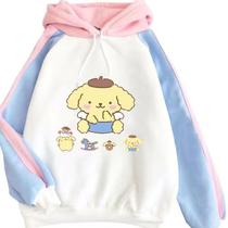 Moletom SANMU Pom Pom Purin Loose Fit Digital Pattern