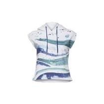 Moletom Sem Manga Com Capuz Feminino Wave Anemoss