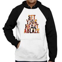 Moletom Set your heart ablaze - Foca na Moda Moletom Set your heart ablaze - Foca na Moda