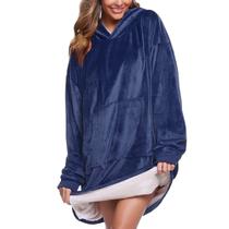 Moletom Sherpa Polar Fleece Chiporro unissex com capuz e bolso Moletom Sherpa Polar Fleece Chiporro unissex com capuz e bolso