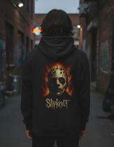 Moletom Slipknot Preto Masculino Canguru Rock Heavy Metal