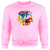 Moletom Sonic Exclusivo Adulto E Infantil Suéter Lançamento - Acl Ateliê
