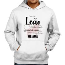 Moletom Sou de Leão - Foca na Moda Moletom Sou de Leão - Foca na Moda