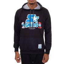 Moletom Starter Collab Smurfs Preto
