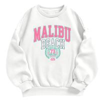 Moletom Sulayesh Cute Preppy Letter Graphic para meninas 2GG Moletom Sulayesh Cute Preppy Letter Graphic para meninas 2GG