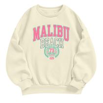 Moletom Sulayesh Cute Preppy Letter Graphic para meninas