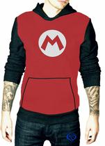Moletom Super Mario Bros masculino blusa Adulto Moletom Super Mario Bros masculino blusa Adulto