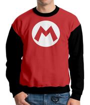 Moletom Super Mario Homem Infantil UNISSEX Roupas blusa bros Moletom Super Mario Homem Infantil UNISSEX Roupas blusa bros