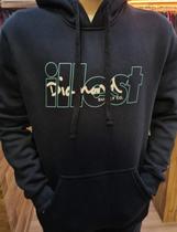 Moletom sweatshirt diamond x illest hoodie black