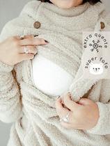 Moletom TEDDY para Amamentação - Cru e Confortável Moletom TEDDY para Amamentação - Cru e Confortável