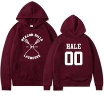 Moletom Teen Wolf Beacon Hills Stilinski Lahey McCall, Pulôver Com Capuz, Estilo Hip Hop Streetwear