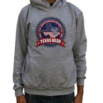 Moletom Texas Head Mas Cinza