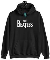 Moletom The Beatles Banda Rock Camisa Estampa Em Relevo Blusa De Frio