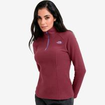 Moletom The North Face Fleece Glacier Hzip Roxo Feminino Moletom The North Face Fleece Glacier Hzip Roxo Feminino