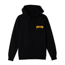 Moletom Thrasher Magazine Canguru Aberto Flame Logo Original Streetwear Moletom Thrasher Magazine Canguru Aberto Flame Logo Original Streetwear