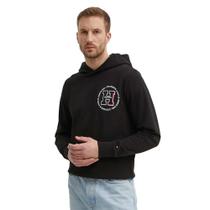 Moletom Tommy Hilfiger H Roundel Hoody Preto