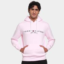 Moletom Tommy Hilfiger Logo Com Capuz Masculino Moletom Tommy Hilfiger Logo Com Capuz Masculino