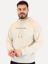 Moletom Tommy Hilfiger Masculino Chest Insert Flag Hoodie Creme