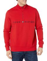 Moletom Tommy Hilfiger masculino de lã grande e alta, 2GG, vermelho