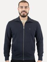 Moletom Tommy Hilfiger Masculino Essential Terry Zip-Thru Azul Marinho