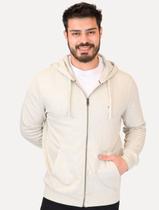 Moletom Tommy Hilfiger Masculino Flag Logo Zip-Through Hoody Areia Moletom Tommy Hilfiger Masculino Flag Logo Zip-Through Hoody Areia