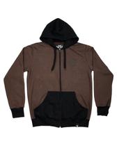 Moletom Traxart Masculino Marrom com Zíper FA-025 Moletom Traxart Masculino Marrom com Zíper FA-025