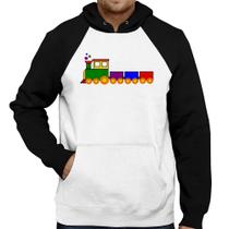 Moletom Trenzinho Colorido - Foca na Moda Moletom Trenzinho Colorido - Foca na Moda