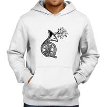 Moletom Trompa Notas Musicais - Foca na Moda Moletom Trompa Notas Musicais - Foca na Moda