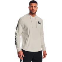 Moletom Under Armour Pjt Rock Terry Hood Off White Masculino Moletom Under Armour Pjt Rock Terry Hood Off White Masculino