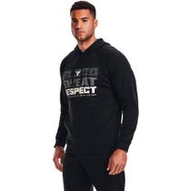 Moletom Under Armour Project Rock Rival Preto Masculino
